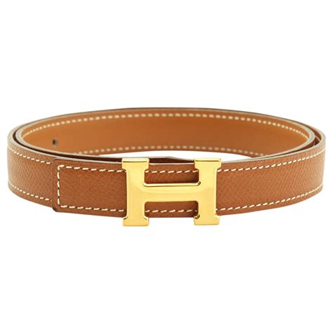 hermes leather belt brown